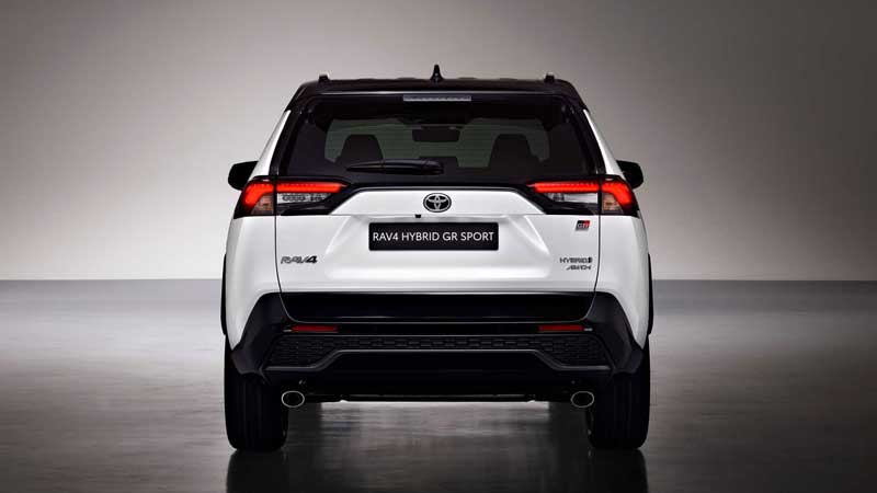 Rav 4 gr sport trasero blanco