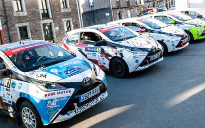 Arranca en Galicia la octava edición de la Copa Kobe Motor con diez Toyota Aygo N3