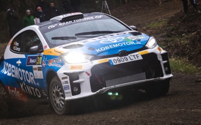Dureza y máximo aprendizaje para Kobe Motor en el Rally da Auga