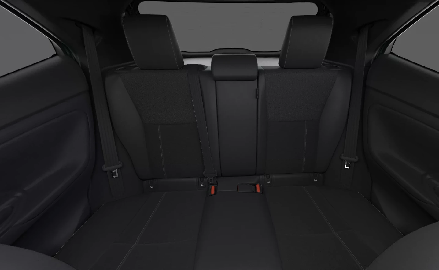 Toyota Yaris Cross 130h 1.5 Style, interior asientos traseros, Color Verde Everest