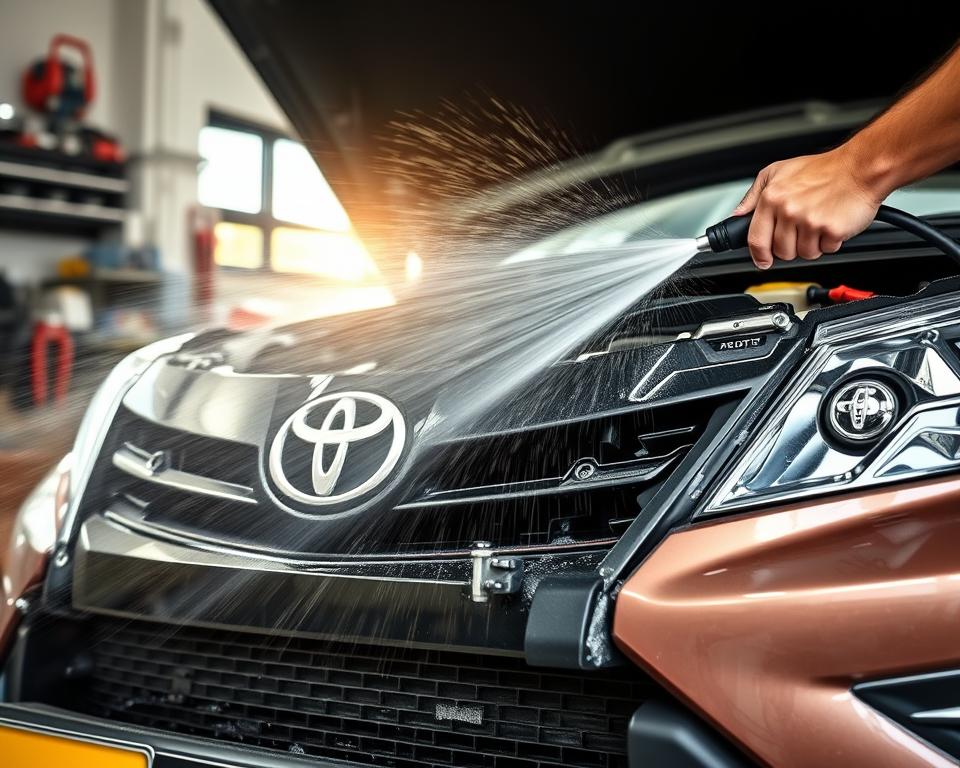 Limpieza del radiador en coches Toyota para un enfriamiento eficaz Limpieza del radiador en coches Toyota para un enfriamiento eficaz