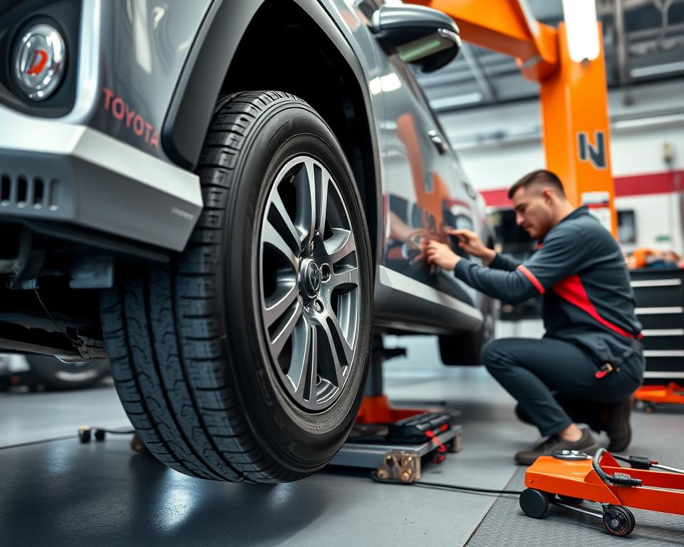 alineación y balanceo de neumáticos en Toyota para evitar vibraciones alineación y balanceo de neumáticos en Toyota para evitar vibraciones