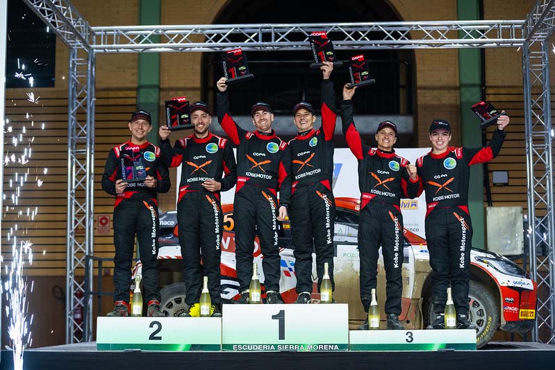Paco Montes y David Collado ganadores copa kobe de rally