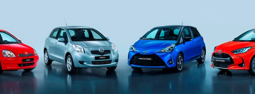 Generaciones toyota yaris