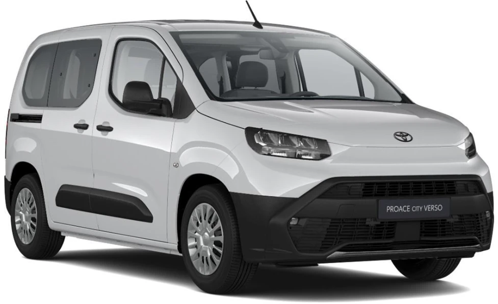 Proace city verso combi Gx 1.5D 75kw 6MT L1, Perfil derecho, Color Blanco Polar