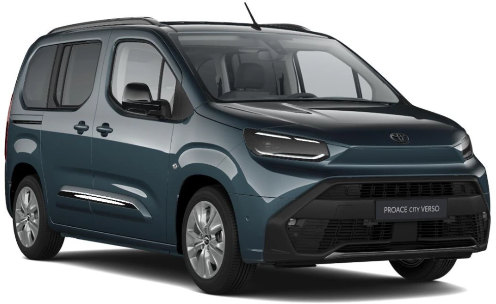 Proace City Verso Family Advance 1.5D 97kw 6MT L1, perfil derecho, Azul Bondi