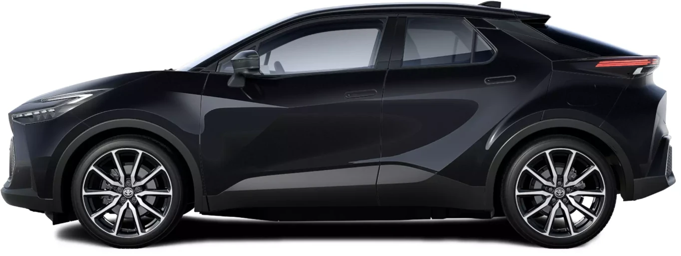 Toyota chr GR sport Black ED, lado izquierdo , color negro azabache