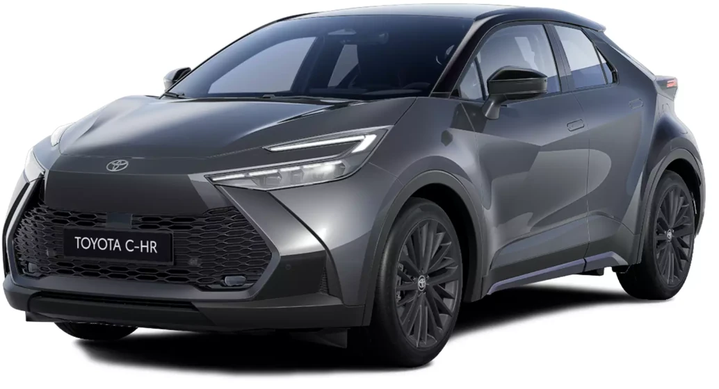 Toyota chr spitir edition, perfil izquierdo, color Bi-tono Gris Grafito
