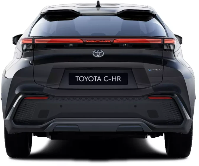 Toyota chr spitir edition, trasera, color Bi-tono Gris Grafito