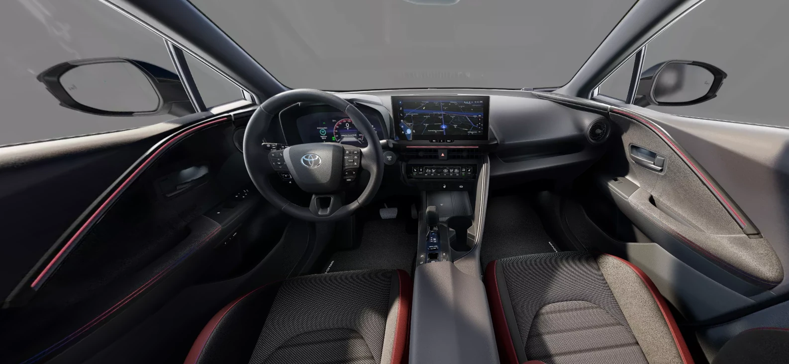Toyota chr spitir edition, interior salpicadero, color Bi-tono Gris Grafito