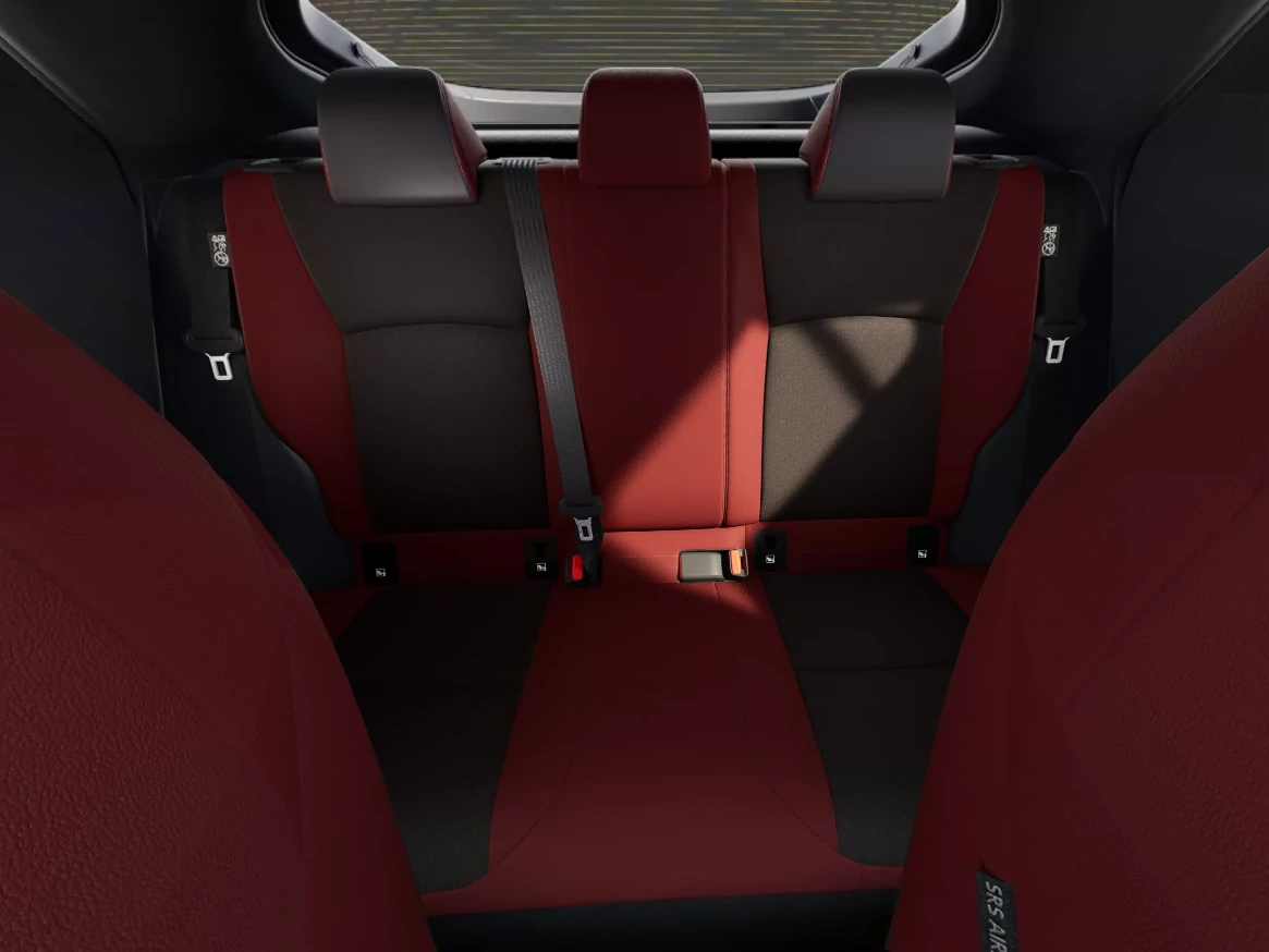 Toyota chr spitir edition, interior asientos traseros, color Bi-tono Gris Grafito