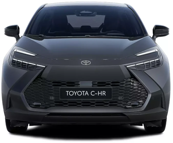 Toyota chr spitir edition, frontal, color Bi-tono Gris Grafito