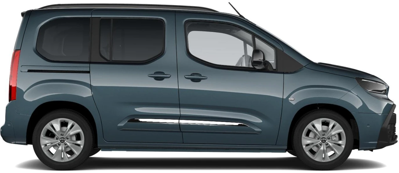 Proace City Verso Family Advance 1.5D 97kw 6MT L1, lado derecho, Azul Bondi