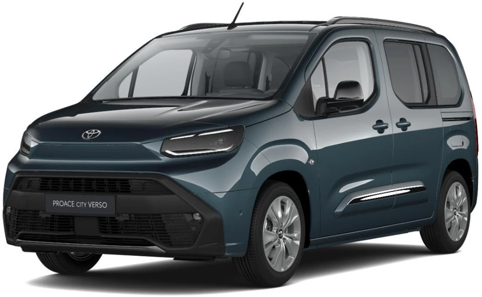 Proace City Verso Family Advance 1.5D 97kw 6MT L1, perfil izquierdo, Azul Bondi