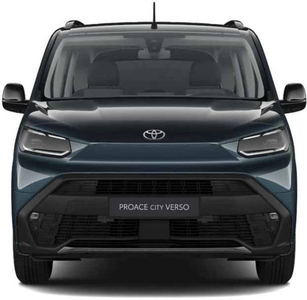 Proace City Verso Family Advance 1.5D 97kw 6MT L1, frontal, Azul Bondi