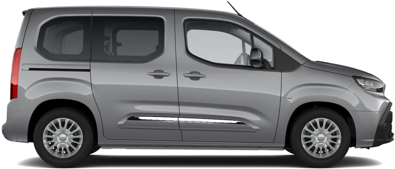 Proace City Verso Combi Vx 50kmh L1, lado izquierdo, Color Plata Atomium