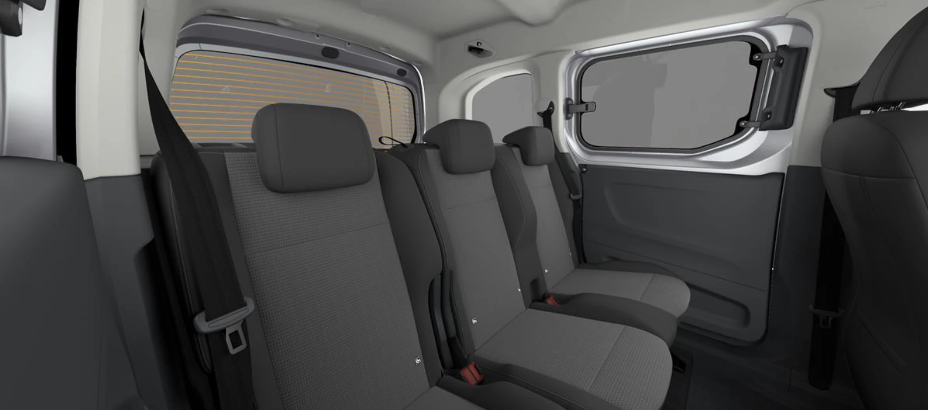 Proace City Verso Combi Vx 50kmh L1, interior asientos traseros, Color Plata Atomium