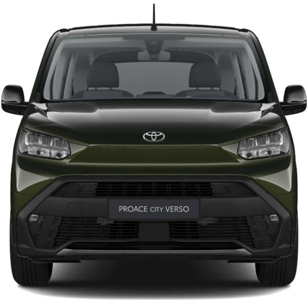 Proace City Verso Combi Vx 1.5D 75kw 6MT L1, frontal, Color Verde Oliva