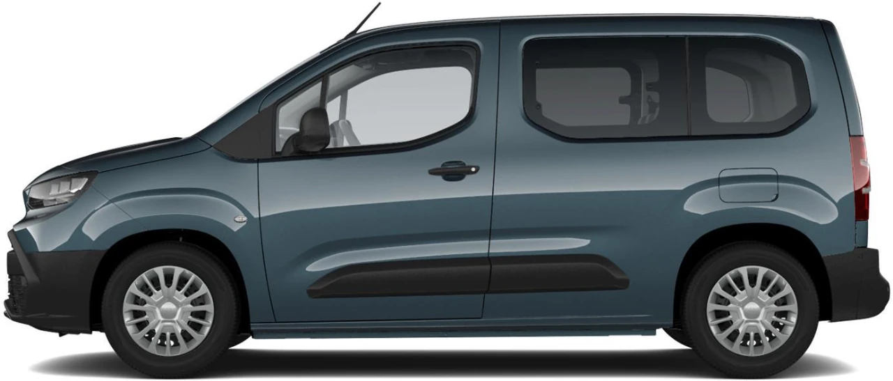 Proace City Verso Combi Gx 50kwh L1, perfil derecho, Azul Bondi