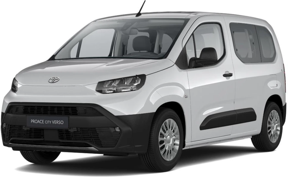 Proace city verso combi Gx 1.5D 75kw 6MT L1, Perfil izquierdo, Color Blanco Polar