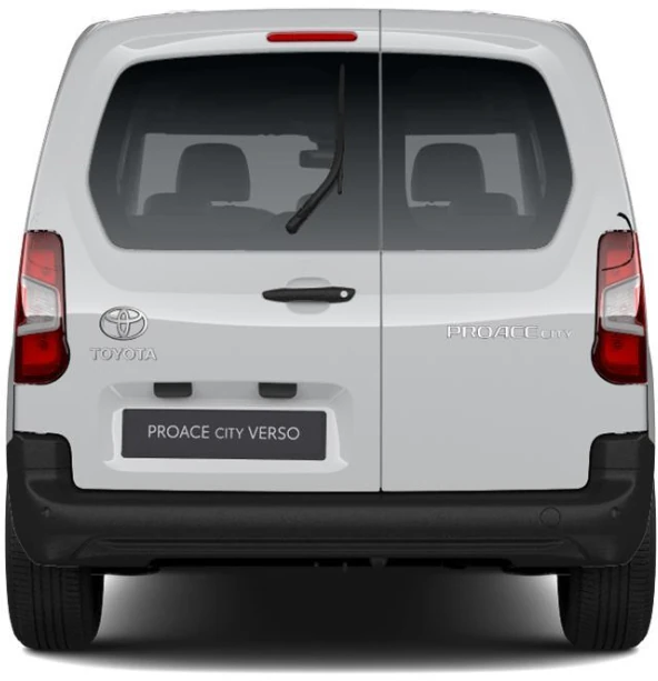 Proace city verso combi Gx 1.5D 75kw 6MT L1, trasera, Color Blanco Polar