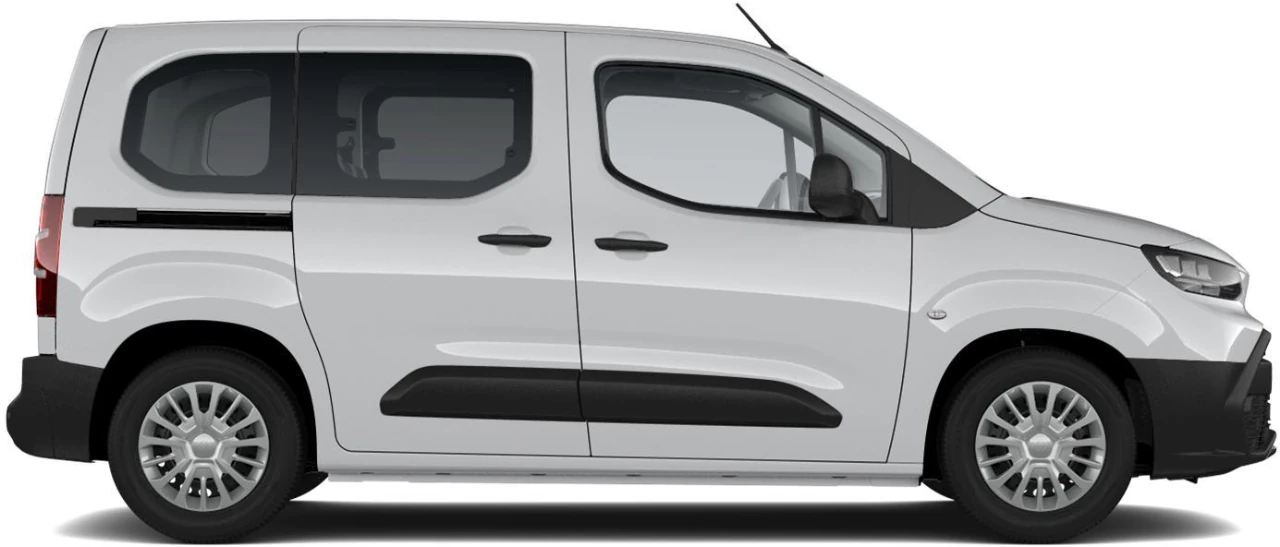 Proace city verso combi Gx 1.5D 75kw 6MT L1, lado derecho, Color Blanco Polar