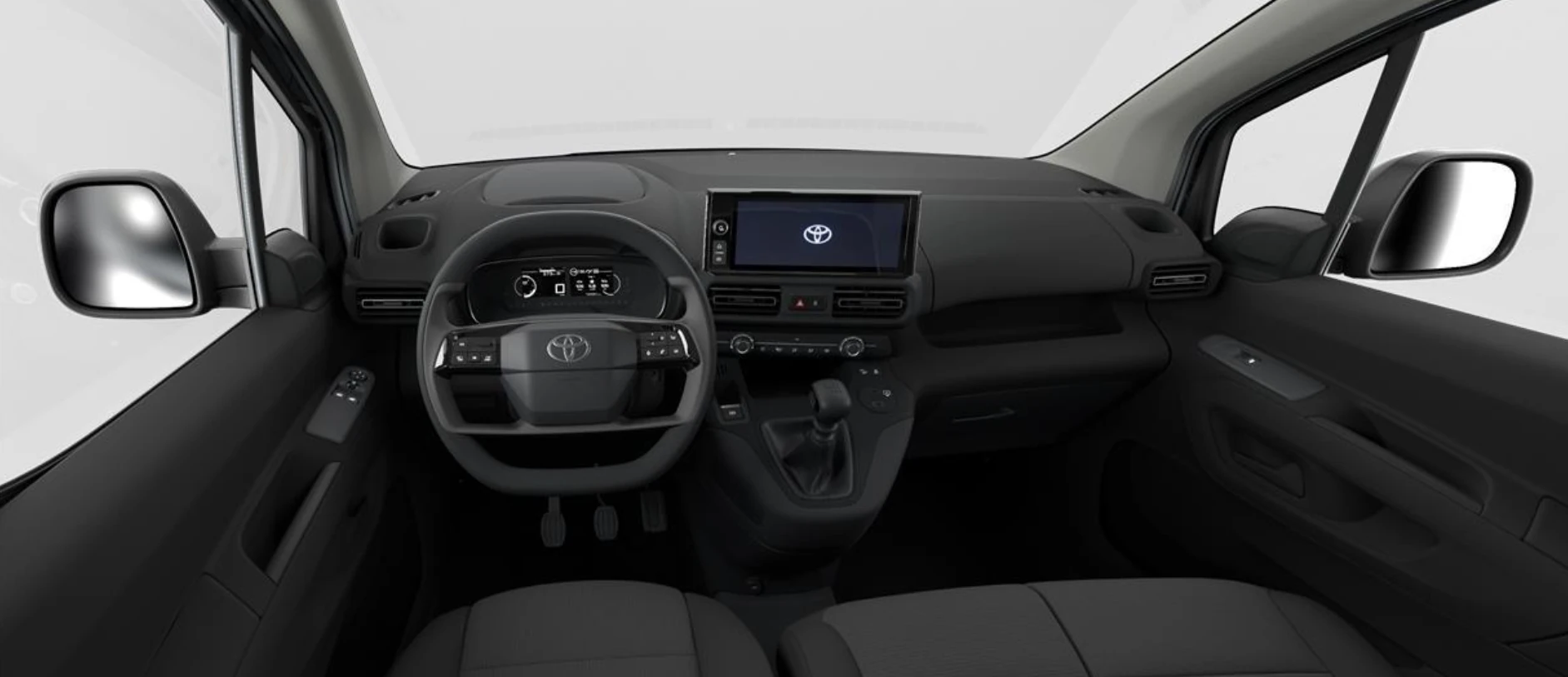 Proace City Van Vx L1 1.5D 75kw GMT, interior salpicadero, Color Negro Misty