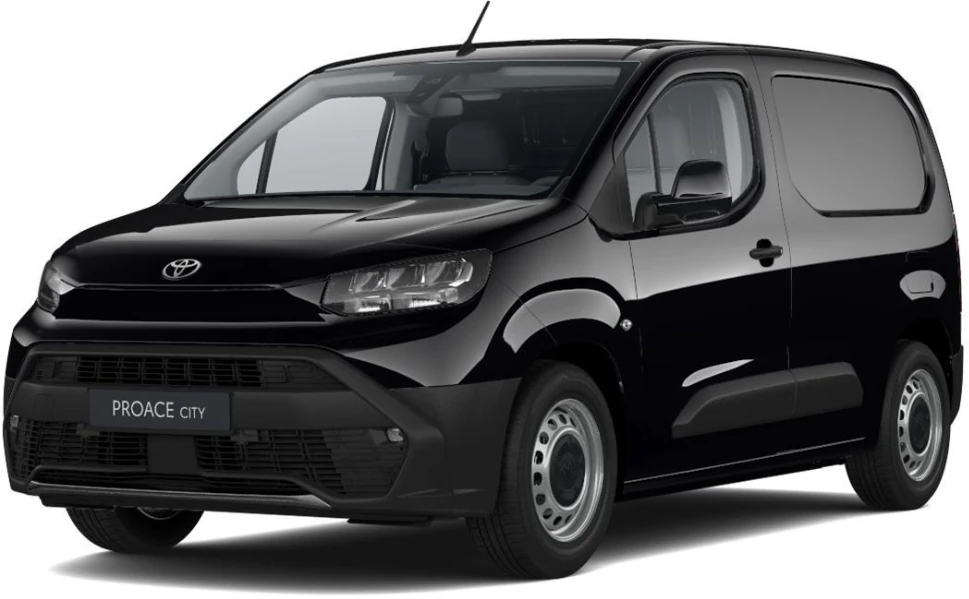 Proace City Van Vx L1 1.5D 75kw GMT, perfil izquierdo, Color Negro Misty