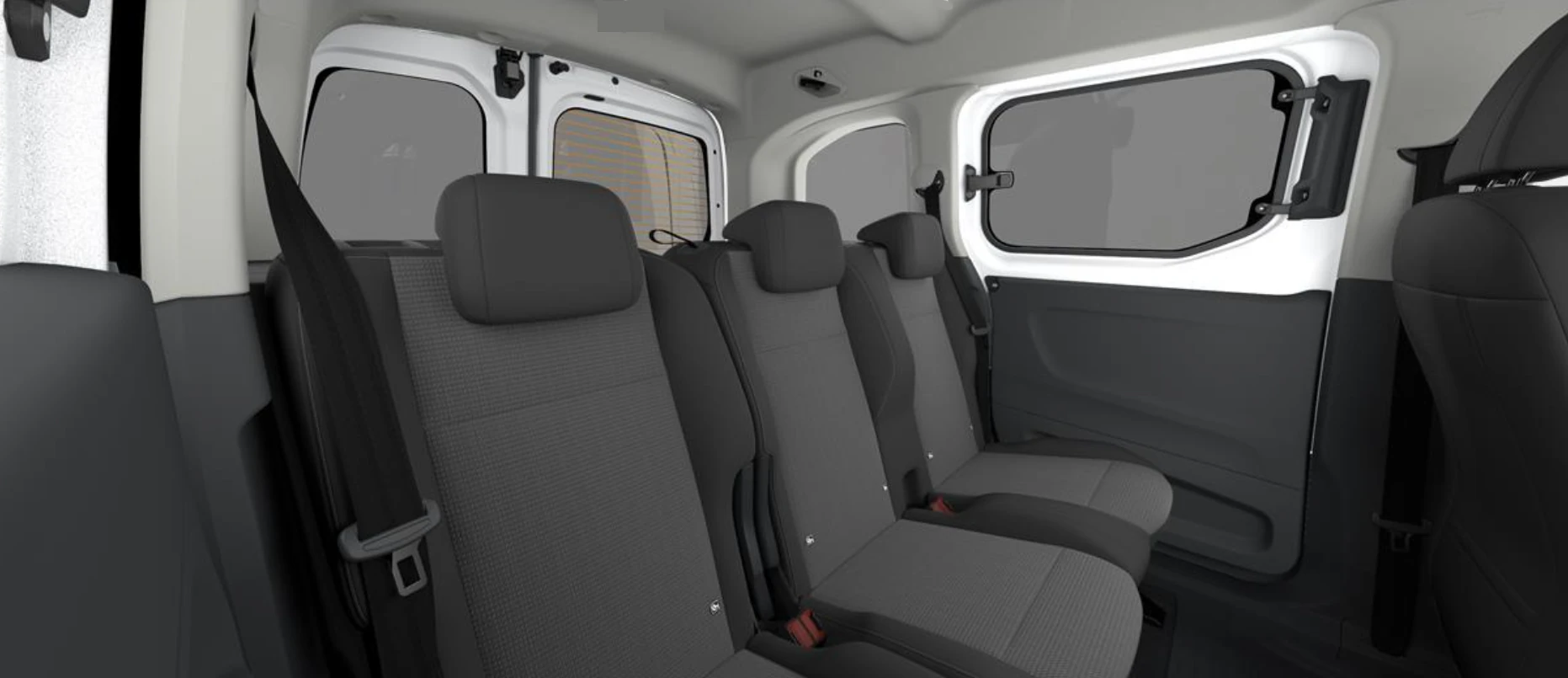Proace city verso combi Gx 1.5D 75kw 6MT L1, interior asientos traseros , Color Blanco Polar