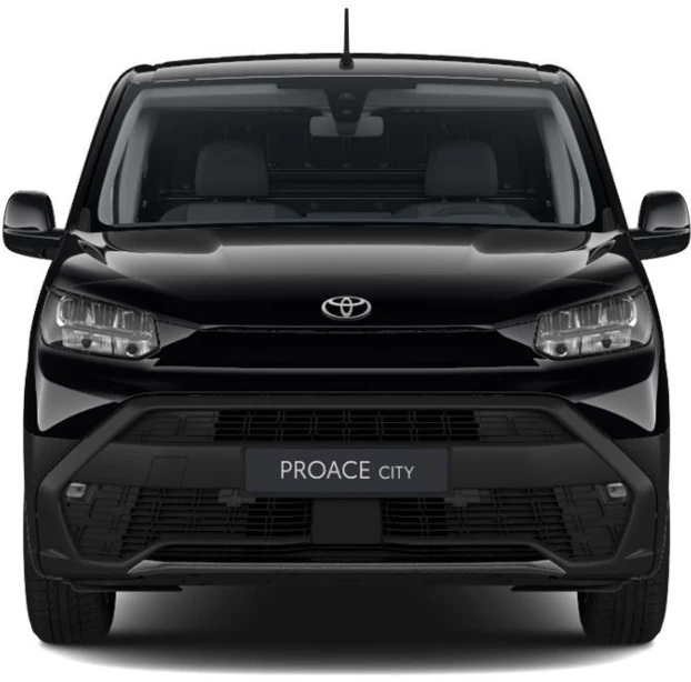 Proace City Van Vx L1 1.5D 75kw 6MT, frontal, Color Negro Misty