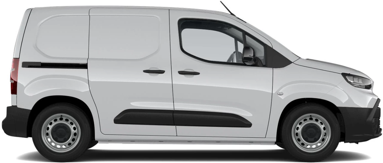 Proace City Van Gx L1 50 kwh EV, lado derecho, Color Blanco Polar