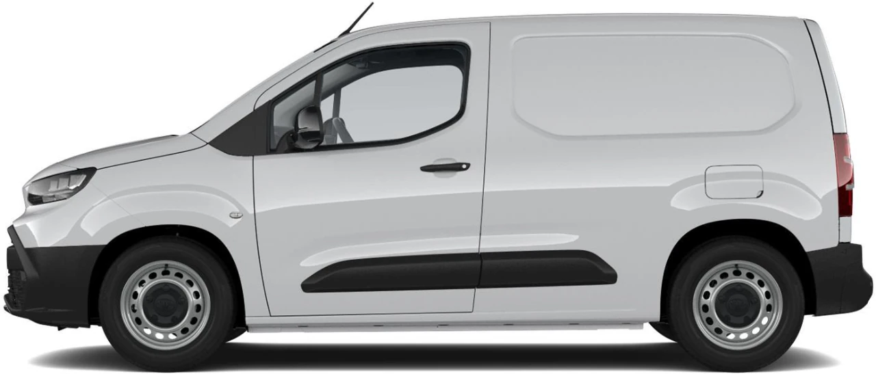 Proace City Van Gx L1 50 kwh EV, lado izquierdo, Color Blanco Polar