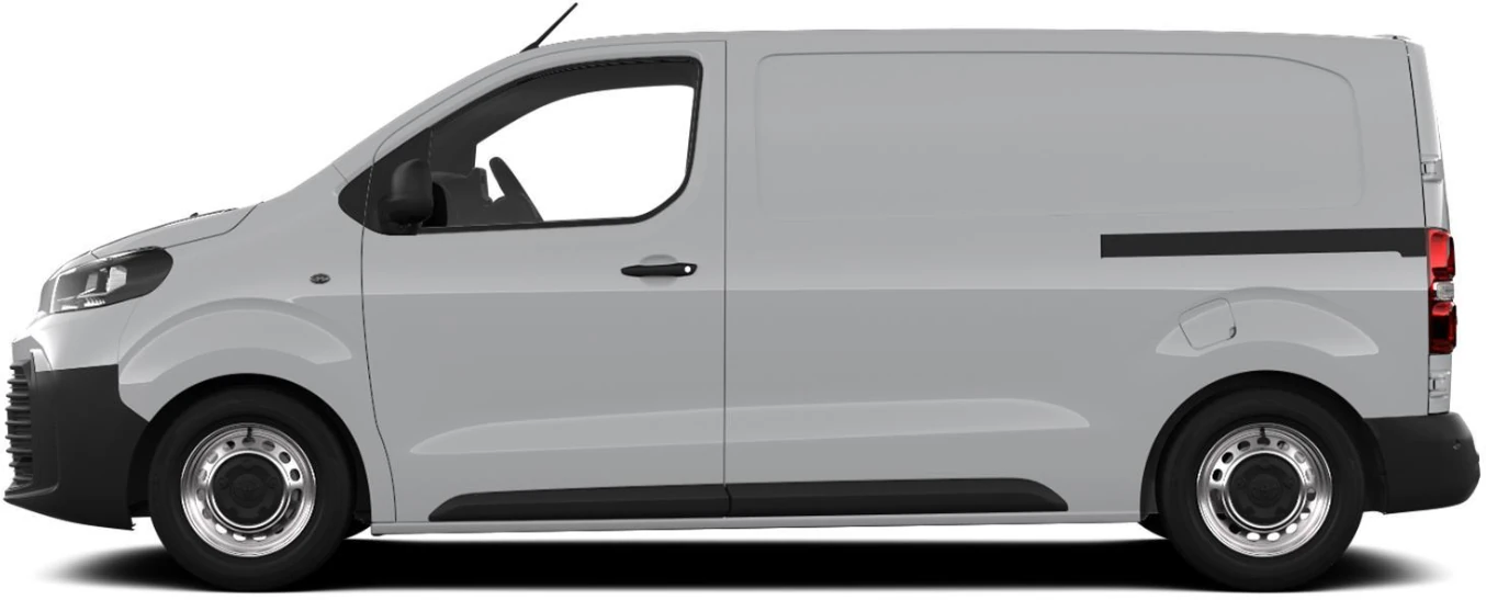 Toyota Proace 1.5D 120CV VAN VX L1 Color Blanco Polar Lateral
