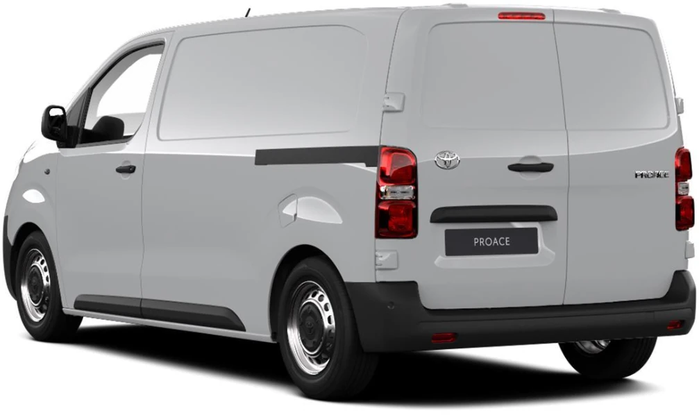 Toyota Proace 1.5D 120CV VAN VX L1 Color Blanco Polar Perfil Trasera