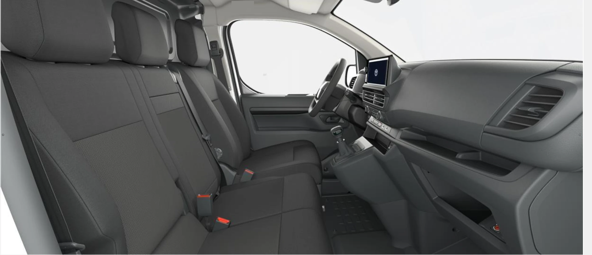 Toyota Proace 1.5D 120CV VAN VX L1 Color Blanco Polar Asientos delanteros