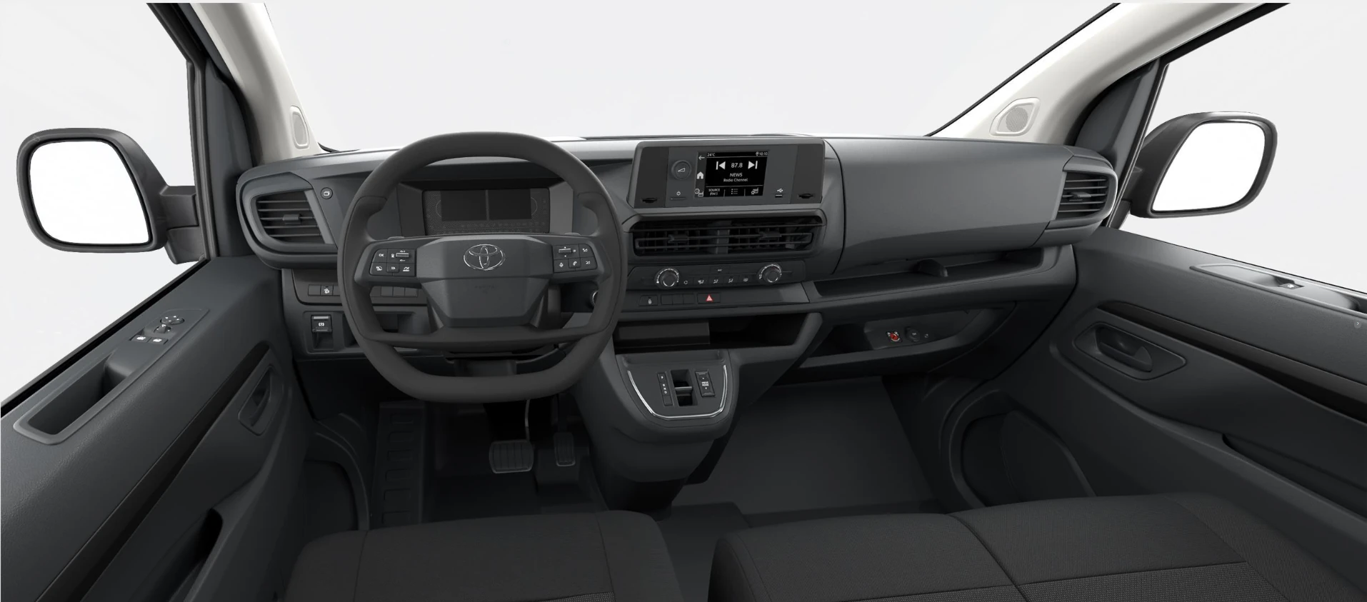 Toyota Proace 75kWh EV VAN GX L1 Interior Color Plata Atomium