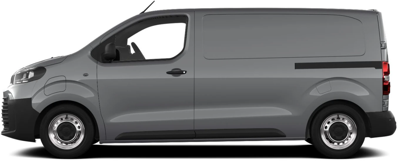 Toyota Proace 75kWh EV VAN GX L1 Lateral Color Plata Atomium