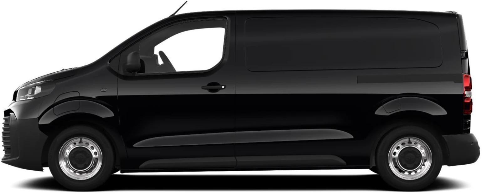 Toyota Proace 50kWh EV VAN GX L1 Lateral Color Negro Misty