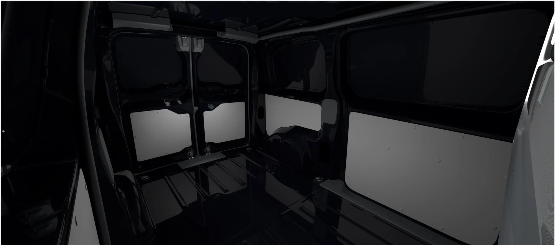 Toyota Proace 50kWh EV VAN GX L1 Parte trasera Color Negro Misty