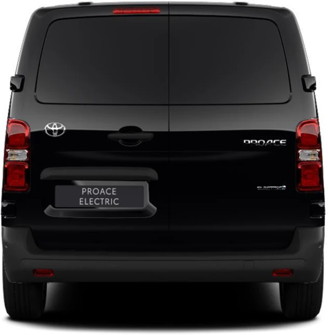 Toyota Proace 50kWh EV VAN GX L1 Trasera Color Negro Misty