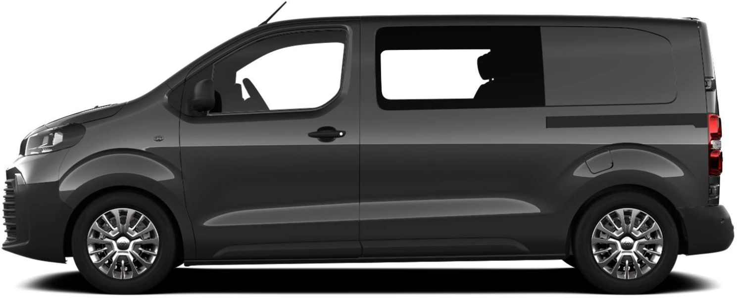 Toyota Proace 1.5D 120CV Combi VX L1 Lateral Color Gris Titanium
