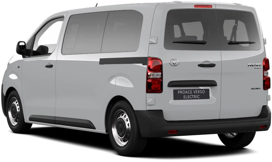 Toyota Proace Verso Combi GX 50kWh L1 Trasera Perfil Color Blanco Polar