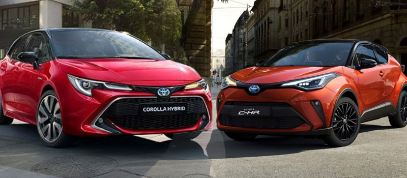 Comparativa corolla electric hybrid y chr electric hybrid